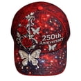 thumbnail image 2 of Red Rose United States 250Th Anniversary Hat Printed Design,Bald Printed Patriotic Baseball Cap For Men Women, 2 of 5