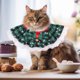 thumbnail image 4 of Bufanda navideña para perro, disfraz para mascota, atuendo navideño para perro, bufanda navideña, collar con lazo y cascabel, traje para perro, gato, perro, cachorro, disfraces navideños, fiesta,, 4 of 6