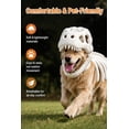 thumbnail image 4 of Dinosaur Skeleton Dog Costume, Prehistoric Bone Pet Costume (Black,40 in) | Costume with Dino Head Cover and Back Skeleton Design, Funny Halloween Dress Up Outfit for Dogs, Puppy Party Cosplay Outfit, 4 of 7