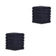 thumbnail image 2 of Eigraketly Muñequeras de poliéster de 6 piezas, a prueba de sudor, de doble capa, lavables, ajustables, flexibles, para deportes, protector de Negro 2piezas, 2 of 6