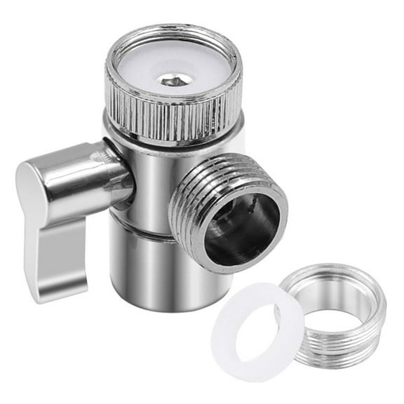 Upgrades Split Faucet Adapter with Double Function Two Way Tap Connector 360 Rotation Sprayings for Bathroom & Kitchen