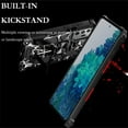 thumbnail image 5 of Camouflage Case for Samsung Galaxy Note 20 Ultra with Magnetic Kickstand, Built-in Rotate Ring Stand Magnetic Car Mount Cover Case Phone Cover Case for Galaxy Note 20 Ultra MC Marble Black, 5 of 12