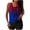 Blue, variant on Efsteb Womens Tankini Bathing Suits Bikini Print Summer Beach Tankini Top with Bottom High Waist Conservative Two Piece Bathing Suits Swimsuit (Blue,S)