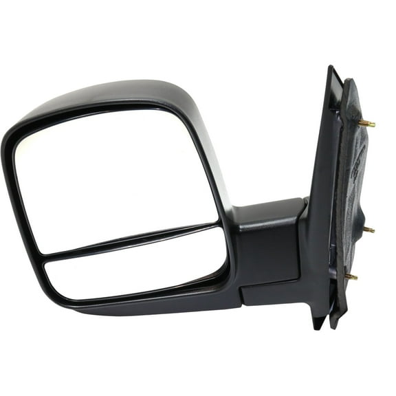 MIRROR Compatible with 2008-2014 GMC Savana 1500 Chevrolet Express Left Driver Textured Black