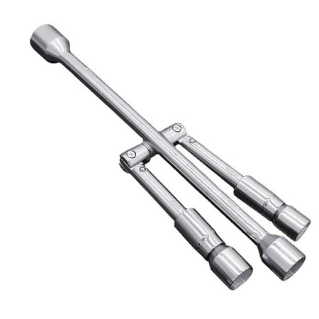 LECWOF Extended Lug Wrench,17mm/19mm,21mm/23mm,40CR Tire Nut