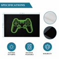 thumbnail image 6 of Green Game Controller Placemats Set of 4, Modern Art Gaming Handheld Black Placemats for Dining Table, Place Mats for Kitchen Tabletop, Waterproof Wipeable Dining Table Mats Set, 6 of 9