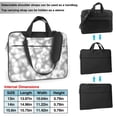thumbnail image 2 of White Halo Laptop Bag, 14 inch Laptop or Tablet, Business Casual Laptop Bag, 2 of 8