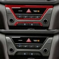 thumbnail image 4 of Real Bright Soft Car Interior Carbon Fiber Sticker Decoration2Pcs Red Carbon Fiber Center Console Dashbaord Cover For Hyundai ElantraAuto Car Protection Interior Accessories, 4 of 8