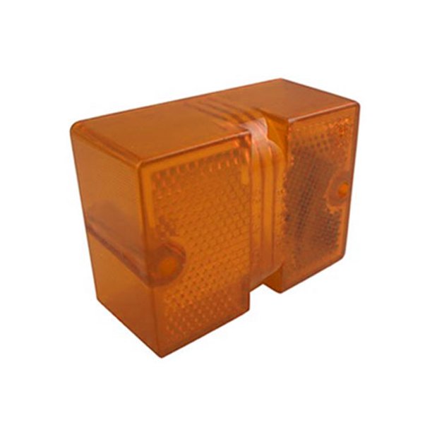 Amber side marker replacement lens
