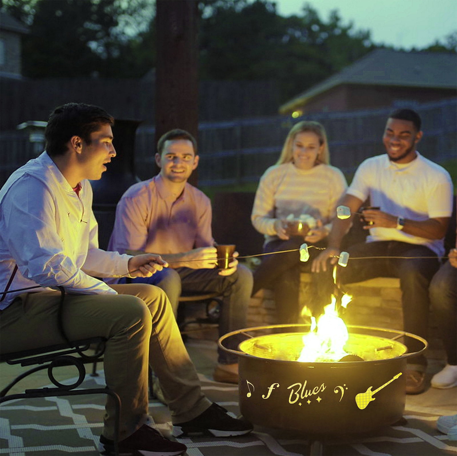 Music City Steel Fire Pit by Patina Products