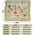 thumbnail image 3 of Mushroom Blanket Mushrooms Throw Blanket Flannel Stuff Merch Cozy Decor Fleece Plush Fuzzy Warm Soft Lightweight Bedding Gifts for Lover Girls Women Men Boy Couch Sofa 60"X50", 3 of 7