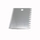 thumbnail image 1 of Injueey Raspador de pastel de acero inoxidable Raspador de pastel trapezoidal Crema de chocolate Herramienta más para glaseado Herramientas y accesorios para hornear Plata, tipo 2 15*9.8 cm Injueey JJ20076-02, 1 of 6