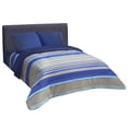 thumbnail image 1 of Edredón con Sábanas King Size Elefantito Titanio Color Azul Dos Vistas, 1 of 5