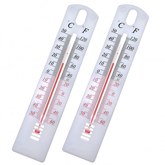 GJX 2x Wall Thermometer Indoor Outdoor Hanging Garden Greenhouse House Office Room