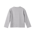 thumbnail image 4 of CCRFTGI Long Sleeve for Children Boys Waffle Size 7 Casual Blouses Tops Thermal Fall Spring T Shirts Crewneck Basic Tees Light Gray 9-10 Years, 4 of 5