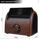 thumbnail image 3 of SBSGV Desk Fan Personal Quiet Powerful Small Table Fans Retro Bladeless Fans for Home Office Bedroom Bedside with 3 Speeds, 3 of 4