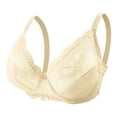 thumbnail image 1 of Cathalem Smooth Bras for Women Wireless Bras with Soft Support Regular and Plus Size,Beige M, 1 of 4