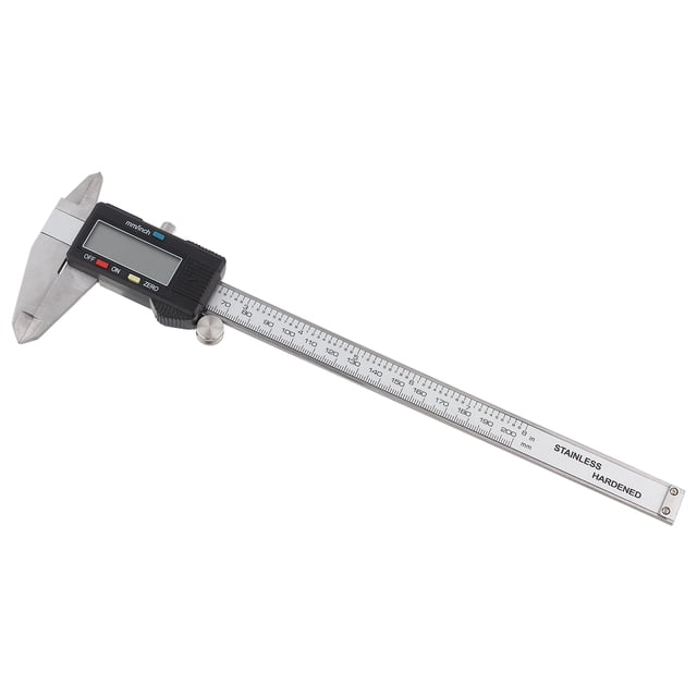 Micrómetro de calibre NikouMX calibrador a vernier electrónicos de acero inoxidable 200 mm herramienta