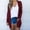 *Wine 01, variant on Women's Jacquard Knit 3/4 Sleeve Cardigan ,Solid Color Casual Open Front Top Khaki 05,Womens Plus S