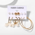thumbnail image 4 of Pendientes de acetato acrílico y perlas de Bohemia Xihbxyly, 4 of 5