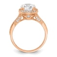 thumbnail image 2 of 10k Rose Gold Cubic Zirconia Cz Ring, 2 of 9
