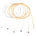 thumbnail image 1 of TOPINCN 6Pcs Guitar String Steel Core Acoustic Guitar Strings Replacement Free Shipping, 1 of 8