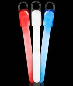 4 inch white glow sticks
