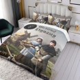 thumbnail image 3 of Medieval Conjunto de sábanas temático, trío de piezas, cómodo y amigable con la piel, diseño único, regalo de decoración para el hogar para familiares, amigos y fans,173cm *218cm, 3 of 6