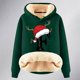 thumbnail image 4 of WILLBEST Sudadera Deportiva para Mujer, con Estampado de Letras Navideñas, Estilo Sudadera con Capucha, de Lana, Cálida, Ideal para El Invierno Modelo 988 XXX-Grande, 4 of 4