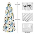 thumbnail image 4 of Kdxio Poodle Dog Print Hooded Cloak Unisex Cloak with Hood Halloween Christmas Cape Cosplay Costume, 4 of 6