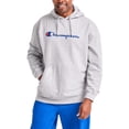 thumbnail image 2 of Champion Mens Powerblend Pullover Hoodie, XXL, Script Oxford Grey, 2 of 10