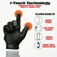 thumbnail image 2 of Milwaukee Leather MG7503 Men's Black Leather  i-Touch Screen Compatible Mesh Racing Motorcycle Hand Gloves W/ Reflector 3X-Large, 2 of 10