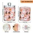thumbnail image 5 of Yayeee 2 Pack Qtip Holder Bathroom Cotton Swab Canister with Lid Clear Dispenser Set, Pastel Pink Halloween, 5 of 6