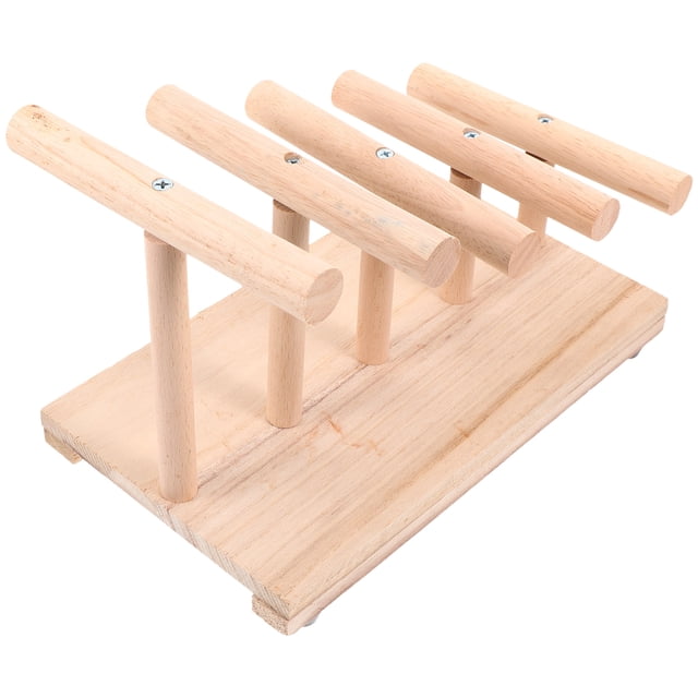 FUTUREORYY Bird Training Perch Small Bird Perch Wood 1Pack
