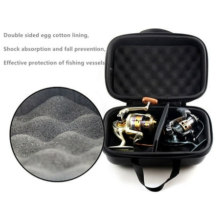 Fishing Reel Bag Eva Spinner Reel Case Cover Fishing Tackle Storage Case Large Mingyiq Inc