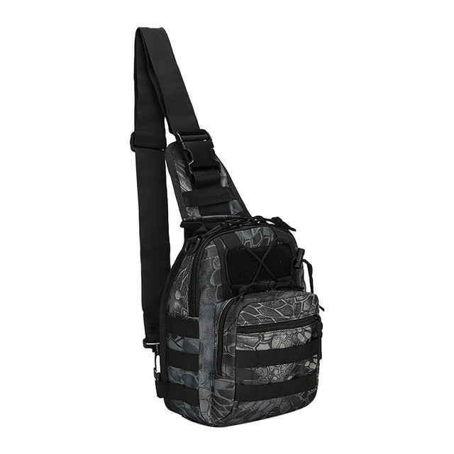 Bolso deportivo de lona, bolso de hombro, bolso de pecho multifuncional para exteriores Wmkox8yii jkg4666