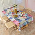 thumbnail image 5 of Boho Bohemia Flower Rectangle Tablecloth 60"x120",Waterproof Polyester Rectangle Table Cloth, Wipeable Spillproof Polyester Tablecloth for Dining, Camping, Indoor and Outdoor, 5 of 6