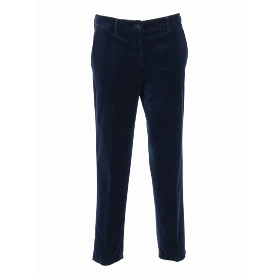 Aspesi Tailored Blue Long Pants With Classic Design (Women's)