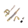 thumbnail image 1 of 1 Juego de Extensión de Válvula de Neumático de Cobre de 45 Grados con Adaptador de Inflación de Neumáticos de Acero Inoxidable Flexible de 100mm para Coche Motocicleta RV Camión Bicicleta, 1 of 6