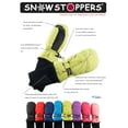 thumbnail image 4 of SnowStoppers Original Kids Winter Mittens (Lime, Medium), 4 of 4