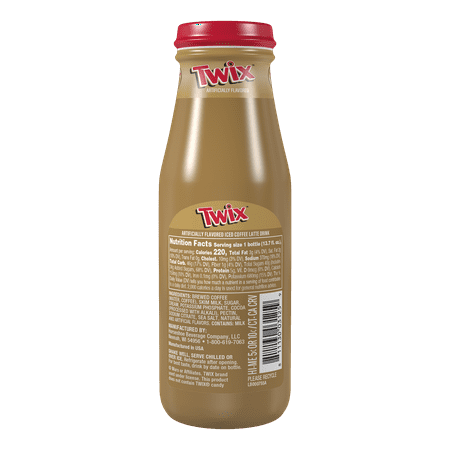 Victor Allen's Coffee Twix Iced Coffee Latte, Ready to Drink, 13.7 oz Bottles