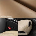 thumbnail image 4 of 2 Pack Front Car Seat Covers, Leather Seat Covers with Storage Pocket and Two Belt Pads, Anti-Slip Waterproof Universal Seat Covers for Cars Fit Cars Trucks SUV, 4 of 9