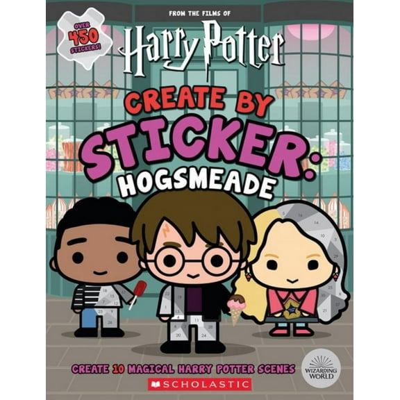 Cala Spinner: Harry Potter: Create by Sticker: Hogsmeade (Paperback)
