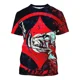 thumbnail image 1 of Camiseta Casual Impresa En 3d Con Patrón De Taekwondo, 1 of 5