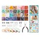 thumbnail image 3 of Cuentas de piedras preciosas sueltas a granel para hacer pulseras, joyas y decoración del hogar. Juego de cuentas 1, 3 of 9
