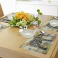 thumbnail image 4 of Ambesonne Animal Place Mats Set of 4, Mosaic Animal, Standard Size, Multicolor, 4 of 6