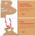 thumbnail image 4 of MasteelfCA 1 Set of Creative Christmas Tree Signs Paper Pendant Gift Paper Tags Cards Decor, 4 of 8