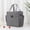 Grey, variant on Clearance Under $3.56! 1Pc Insulated Lunch Bag with Aluminum Foil Lining (Aluminum foil, NY2)