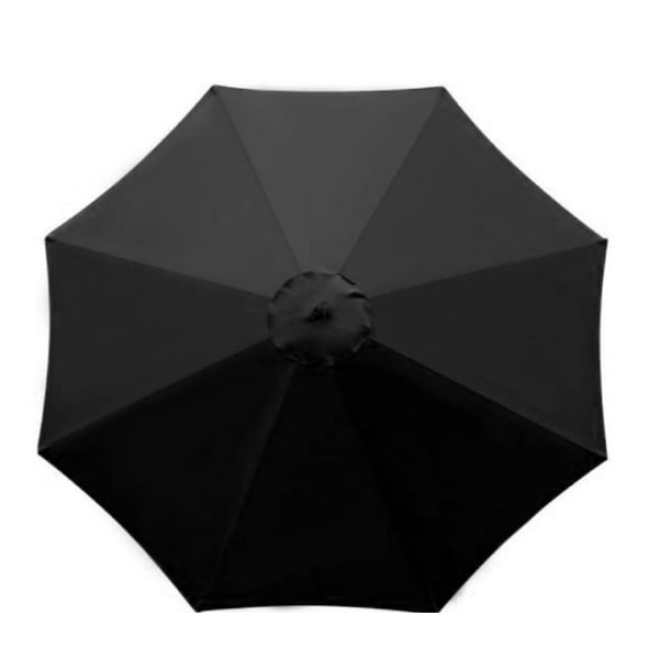 Umbrella 8 Bones DoubleLayer Iron Umbrellas Rainproof Shade Woven Polyester Cloth Pool Outdoor
