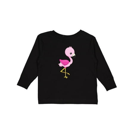 

Inktastic Cute Flamingo Baby Flamingo Pink Flamingo Bird Gift Toddler Toddler Girl Long Sleeve T-Shirt